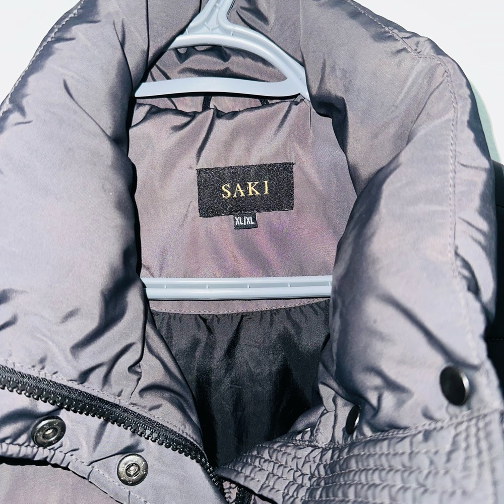 SAKI Gray Quilted Jacket